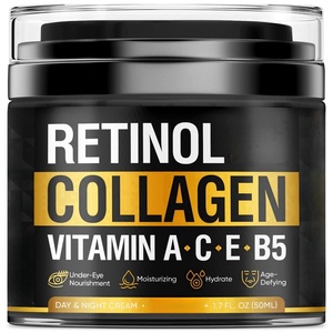 Productos para el cuidado de la piel para hombres de etiqueta privada, crema facial con colágeno de retinol para hombres, crema facial antienvejecimiento, crema de día y noche con vitamina C - Product Image 1