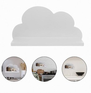 Bán Buôn Chất Lượng Cao Bằng Gỗ Đám Mây Kệ Phòng Tắm Và Phòng Trẻ Em Của Khung Gỗ Trang Trí - Product Image 1