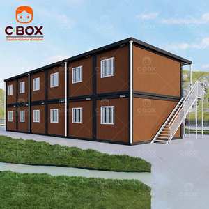 Cbox Bâtiment de bureau préfabriqué moderne Hôtel mobile Structure en acier Panneau sandwich Hôpital École Maison conteneur en kit - Product Image 1