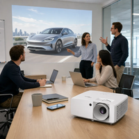 Projecteur vidéo laser DLP 3D Optoma OPZ41W compact, 4100 lumens ANSI, prend en charge la résolution 1080p et 4K, idéal pour les salles de classe, les salles de réunion et les entreprises.