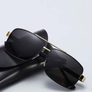 Gafas de Sol Cuadradas con Marco de Aleación para Hombre, Estilo Retro 2022, Polarizadas UV400, para Conducir - Product Image 4