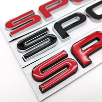 Autocollants de voiture d'insigne de lettre de SPORT pour Land Rover Discovery Range Rover DEFENDER sport refit coffre arrière nouveaux anciens accessoires logo