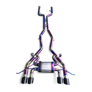Silencieux en titane de performance de course pour <span class=keywords><strong>BMW</strong></span> <span class=keywords><strong>M3</strong></span>/M4 G80/G82/G8X 3.0T 2019-2023, échappement sportif avec soupape arrière et contrôleur - Product Image 1