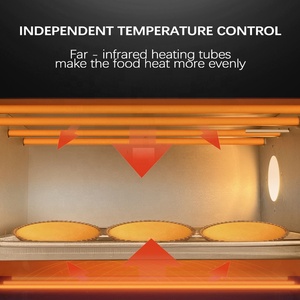 New Commercial Grade Single Double Triple Chamber Steam Function Commercial Steam Deck Touch/<strong>Knob</strong> Control Pizza Oven Cafe Bakery - Product Image 5