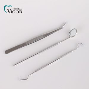 Kit strumenti odontoiatrici in acciaio inox strumenti per esame chirurgico orale specchio pinzetta sonda Kit per dentista - Product Image 6