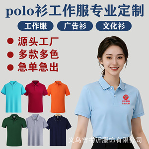 เสื้อโปโลผู้ชายระดับไฮเอนด์สำหรับฤดูร้อนผ้าฝ้ายแท้แขนสั้นชุดทำงานระบายอากาศได้สบายสำหรับชุดยูนิฟอร์มร้านอาหาร - Product Image 3