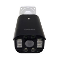 Long Range Network IP Security CCTV Metal Bullet Color Video Camera with 8pcs Large Power Array LEDs and Microphone