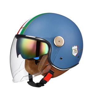 Nouveau <span class=keywords><strong>Casque</strong></span> <span class=keywords><strong>Moto</strong></span> Ouvert <span class=keywords><strong>Predator</strong></span> ABS Élégant Anti-buée Haute Sécurité pour Hommes et Femmes Toutes Saisons - Product Image 3