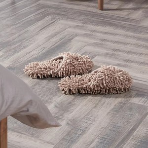 Thickened Chenille <b>Microfiber</b> <b>Mop</b> Slippers Multifunctional Double Sided Dust Cleaning Lazy Slippers for Household Floor Cleaning - Product Image 6