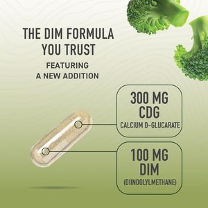 Suplemento OEM DIM y Glucarato de Calcio <span class=keywords><strong>D</strong></span> para el Alivio del Acné Hormonal y la Menopausia, Apoyo Hepático y de Estrógenos - Product Image 4