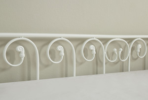 سرير نهاري أزياء بسيطة مزدوجة الملك الحديد الملكة حجم مع تروس - Product Image 6