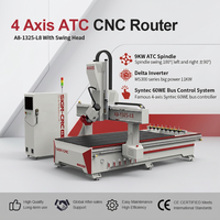 Routeur CNC 4 axes ATC 1325 1530 avec 9KW 180 °   Routeur à bois pour la gravure, la découpe, le fraisage et la fabrication de meubles CNC