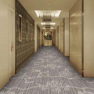 Design personalizzato in poliestere <span class=keywords><strong>lungo</strong></span> mucchio di Carpet rotoli di tappezzeria ad anello di taglio per moquette stampata fatta durevole Non Slip Hotel Karpet - Product Image 5