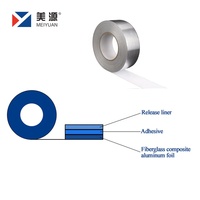 Ruban de papier d'aluminium en tissu de fibre de verre de haute qualité Revêtement de conduit ignifuge HVAC
