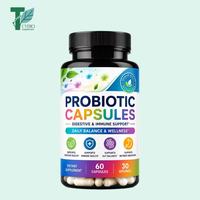 Capsules de probiotiques de qualité supérieure en gros pour marque privée OEM – Complément alimentaire quotidien pour la santé digestive