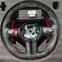 Pour BMW F80 F82 F10 F12 F13 F15 F16 F20 F22 F30 F31 F32 F33 F36 M3 M4 E90 E92 E93 LED Écran Sport Volant En Fiber De Carbone