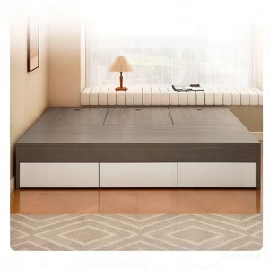 Letto a Parete Moderno con Pannelli, Soluzione di Stoccaggio Estensibile <span class=keywords><strong>Salvaspazio</strong></span>, Dimensioni Completamente Personalizzabili - Product Image 4