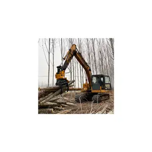 Wood Grab Log Grapple Excavator Mechanical Grapple Easy to Operate