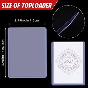 Protector de Cartas de PVC de 3x4 Pulgadas para Cartas de Béisbol, Fútbol, Commander TCG, Pokémon, Personalizable, para Uso Familiar - Product Image 3