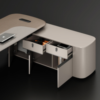Bureau de direction unique de haute qualité meubles de gestion de conception moderne belle table de bureau de direction de style panneau