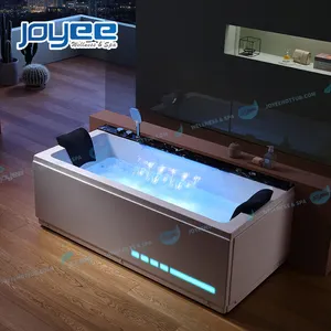 JOYEE-bañera de hidromasaje de acrílico de alta calidad para 2 personas, bañera de lujo de pie, precio en Dubái, Europa, venta al por mayor