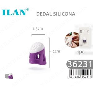Ditoio in silicone Ilan 1,5x2 cm per protezione durante il cucito, 1 pezzo - Product Image 1