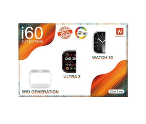 Reloj Inteligente ZongX de Alta Gama I50 I60 con Auriculares Bluetooth, Juego de Reloj Doble con Empaque con Patrones Anti-falsificación de Alta Calidad - Product Image 3