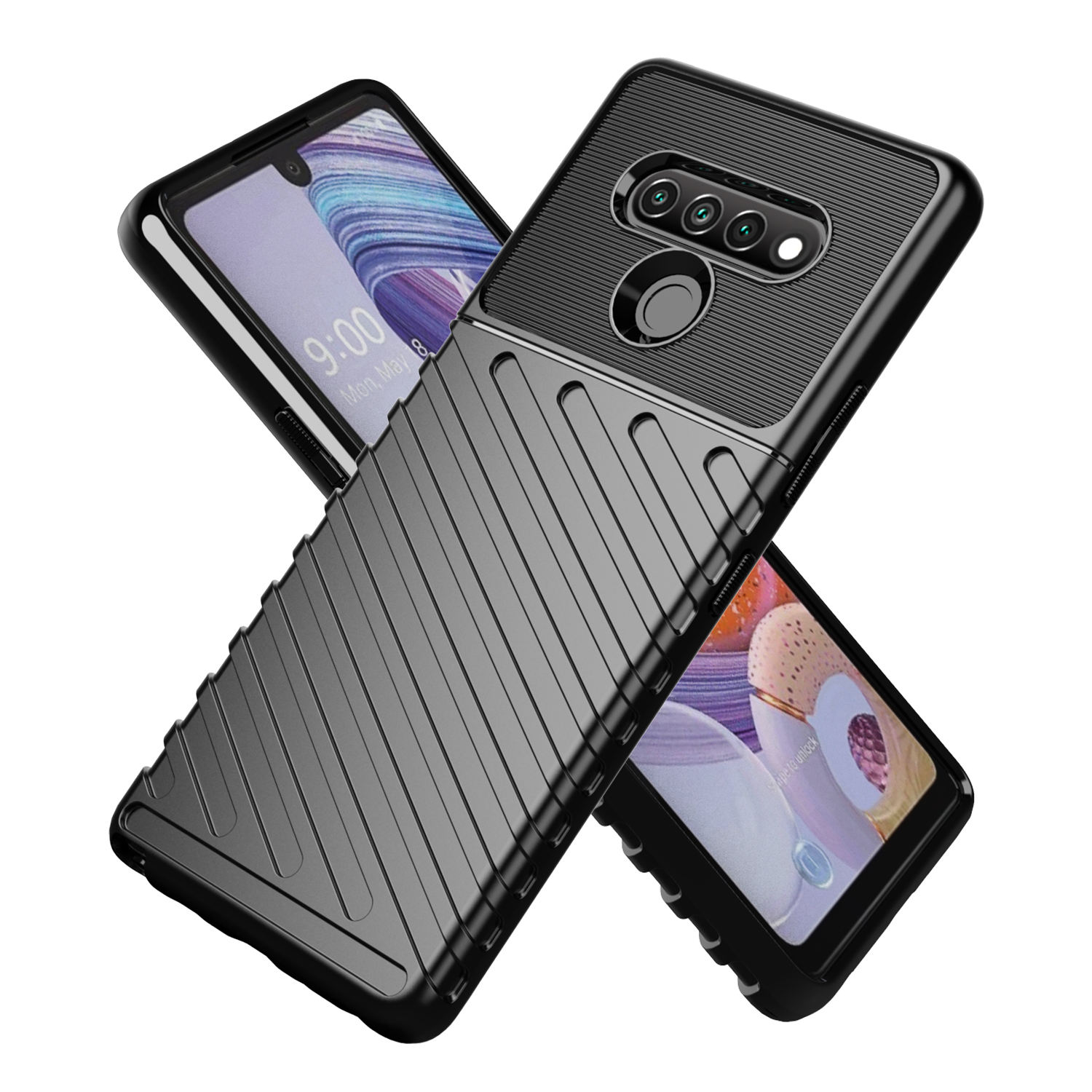 Amazon Metro Pcs Phone Cases For Lg Stylo Dual Layer Combat Style