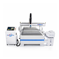 Machine de gravure CNC rotative 4 axes pour le bois Jinan Mosencnc, contrôleur DSP A11, gravure 3D du bois, machine à travailler le bois, rainure en T