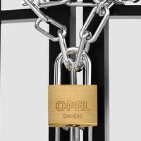 Cadenas en laiton durable antivol, étanche, à clé identique, pour extérieur, Master Lock