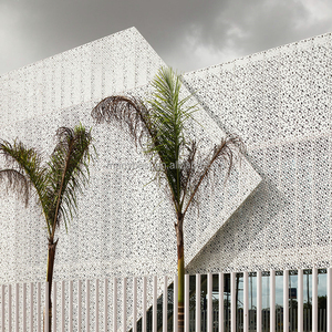 Hiện đại công ty trụ sở Panel tường Nhôm chạm khắc Kim Loại xây dựng cho bức tường rèm - Product Image 5