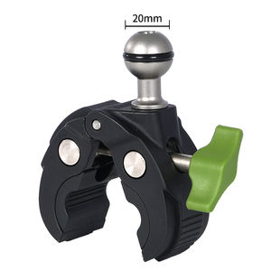 Abrazadera de garra de cangrejo con cabeza de bola de Metal con cabeza de bola estándar de 25,4mm, 20mm, 17mm, tornillo de cabeza de bola de 1/4 pulgadas, accesorios de soporte para teléfono inteligente - Product Image 2