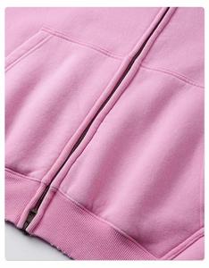 เสื้อแจ็คเก็ตฮู้ดซิปสั้นผ้ากำมะหยี่เนื้อนุ่ม 370 กรัม รุ่นใหม่ปี 2026 สำหรับผู้ชาย ลายบาติกแบบซัก - Product Image 5