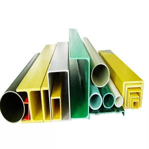 Fiberglass Green High-Strength FRP <b>Square</b> <b>Pipes</b> Lightweight Anti-fire/Anti-corrosion Cutting Service Industrial Use - Product Image 5