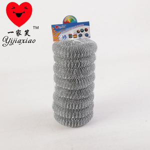 Éponge à récurer en laine d'acier Yijiaxiao, lot de 12, nettoyant multi-usages pour la cuisine et la maison - Product Image 2