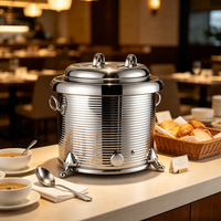 Marmite à soupe électrique commerciale 13L en acier inoxydable, chauffe-plat de buffet pour hôtels, traiteurs et restaurants