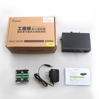 Convertidor de Dispositivos Industriales de Riel DIN DIEWU, 4 Puertos, de Serie a Ethernet, RS232/RS485/RS422, Equipo de Transmisión de Puerto Serie