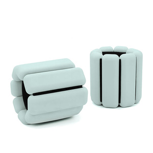 Poids de poignet et de cheville réglables en silicone écologique pour femmes, 1LB/2LB/4LB, bandes lestées souples pour la marche, le yoga et le fitness - Product Image 2