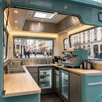 Food Truck à Démarrage Rapide : Fast-food, chocolat et boissons chaudes - Disponible à tout moment, personnalisable et conduisable