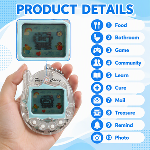 Animal de compagnie virtuel électronique portable personnalisé, un jouet électronique Tamagotchi Egg en couleur originale Pix - Product Image 4