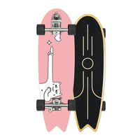 Planche à roulettes de surf en érable canadien, planche à roulettes de surf sur terre, planche à roulettes à quatre roues, type planche à roulettes de dérive