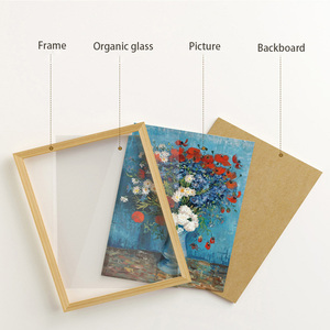 Cadres <span class=keywords><strong>photo</strong></span> en MDF durables et écologiques Heng Rui <span class=keywords><strong>pour</strong></span> la décoration intérieure, à poser sur table ou à accrocher au mur - Product Image 4