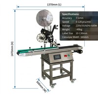 Etiquetadora Automática de Sobremesa de Alta Precisión Marca NanYun NY-825A, para Botellas y Cajas, Venta al Por Mayor para Fábricas de Empaquetado