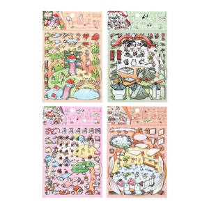 3 adesivi Per confezione casa della scena in miniatura creativa serie Munchkin adesivi 3d - Product Image 5