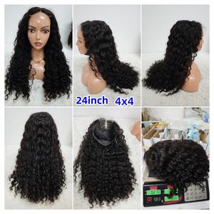 Letsfly Promotion 69$ Perruque Lace Closure Frontal 4x4 5x5 13x4 Cheveux Humains 100% Ondulés Effet Eau 11A Densité 250% 18 20 22 24 pouces - Product Image 2