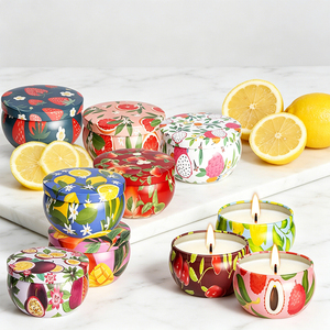 Tarros vacíos mate para velas con tapas, presentación de lujo para rellenar con cera aromática, programa de exhibición minorista de muestras, global - Product Image 2