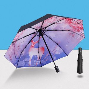 Parapluie pliant automatique de haute qualité, mini, petit, coupe-vent, anti-UV, pour mariage, vente en gros à prix abordable - Product Image 3