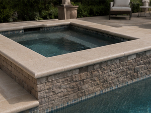 Revestimiento de <span class=keywords><strong>Piscina</strong></span> de Piedra Caliza Natural Color Beige Porto de 600x300x40mm para Borde de <span class=keywords><strong>Piscina</strong></span>, Patio, Terraza y Proyectos de Paisajismo Exterior - Product Image 5