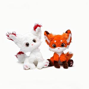 Juguete de Peluche Personalizado, Suave al Tacto, Diseño de Zorro de Dibujos Animados, para Niños, Venta al Por Mayor <span class=keywords><strong>Directo</strong></span> de Fábrica - Product Image 1