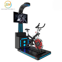 Équipement de fitness et de divertissement de simulation de vélo en réalité virtuelle, console de jeu de vélo VR